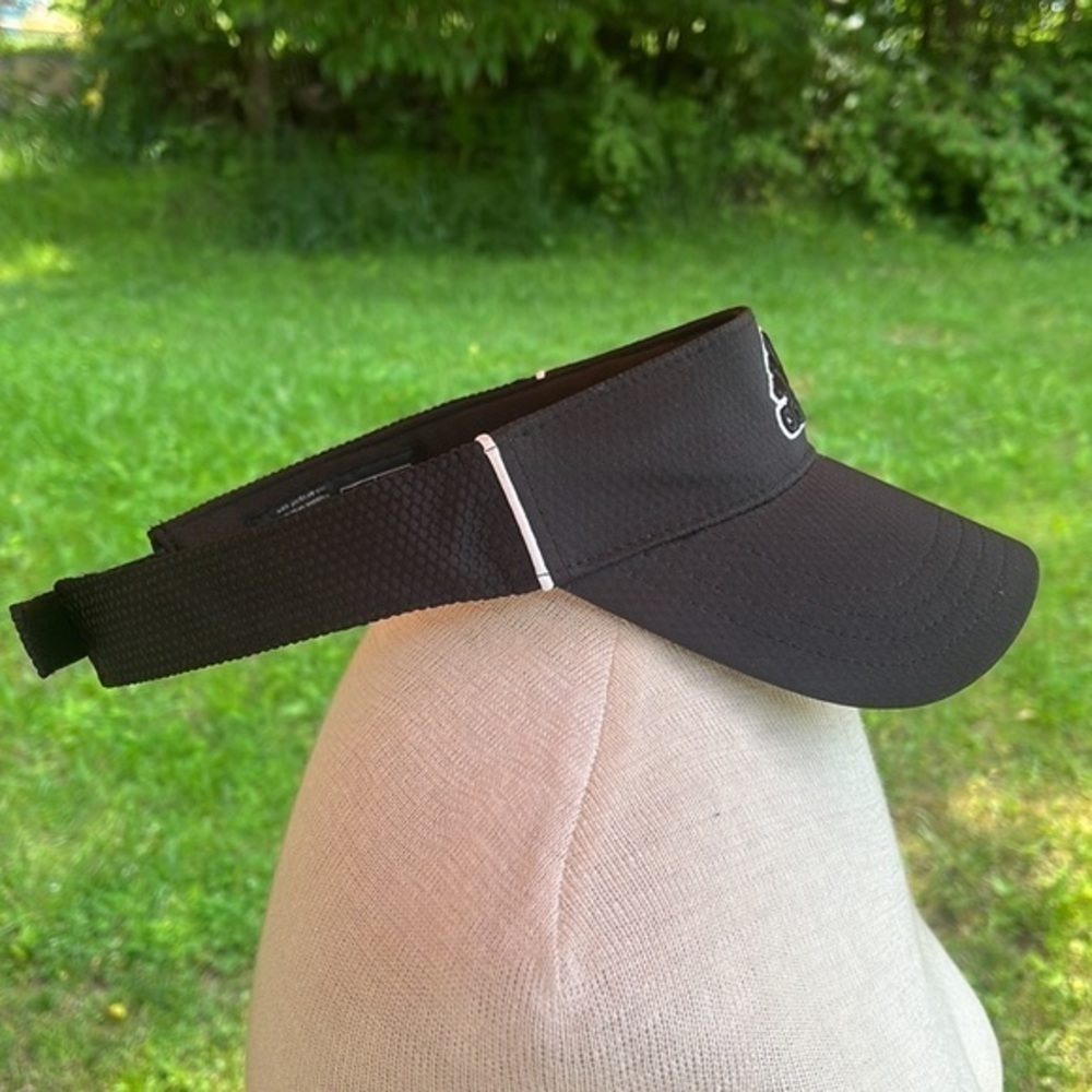 ADIDAS Visor Velcro Black and White One Size Fits All - Picture 3 of 6